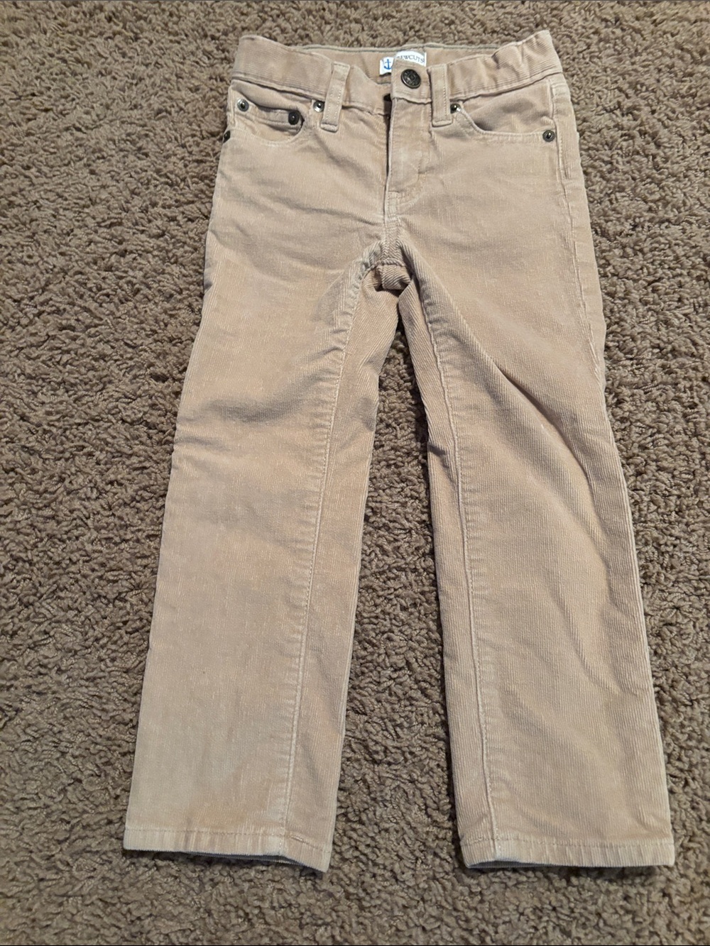 Crewcuts Straight-Leg Corduroy Jeans in Light Tan